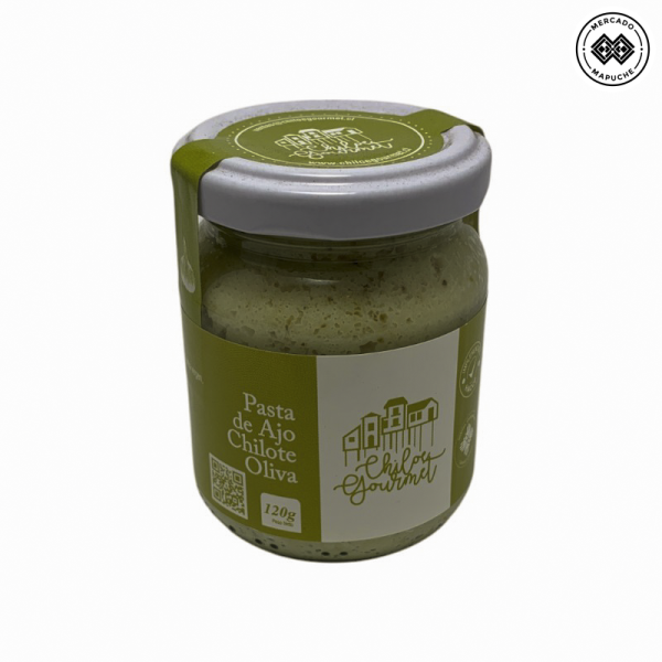 Pasta de Ajo Chilote Aceite de Oliva 120grs Chiloé Gourmet