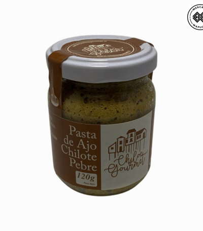 Pasta de Ajo Chilote al Pebre 120grs Chiloé Gourmet